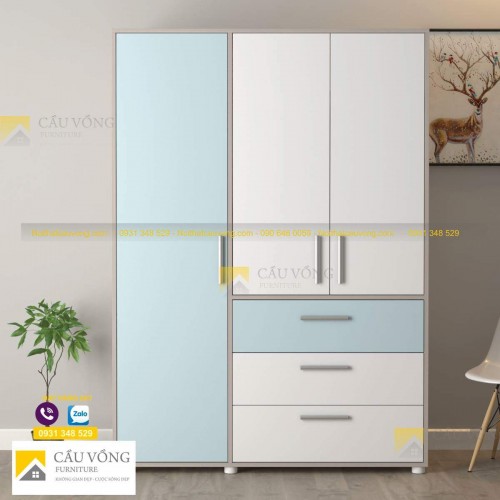 Tủ quần áo cá nhân gỗ công nghiệp TA64